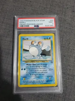 Pokemon TCG Marill Wizards Black Star Promos 29 Regular Promo PSA 9 - Image 1