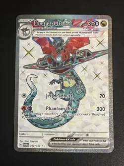 Dragapult EX 200/167 Pokemon Twilight Masquerade Ultra Rare Full Art Holo NM - Image 1