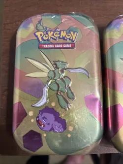 Pokemon TCG Scarlet And Violet 151 Mini Tin (Sealed) Weezing/Scyther - Image 3