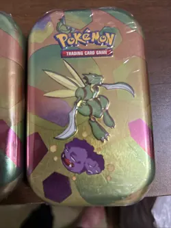 Pokemon TCG Scarlet And Violet 151 Mini Tin (Sealed) Weezing/Scyther - Image 4