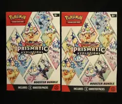 Pokemon Prismatic Evolutions Booster Bundles - Lot of 2 - Factory Sealed - Image 1