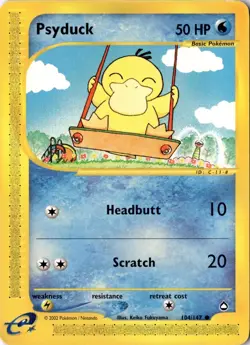 Psyduck 104/147 - Aquapolis - Pokemon - LP - Image 1