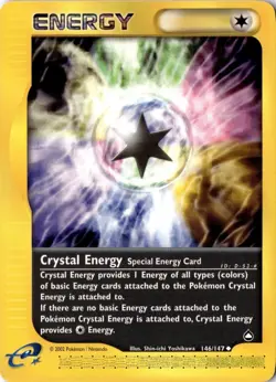 Crystal Energy 146/147 - Aquapolis - Pokemon - LP - Image 1
