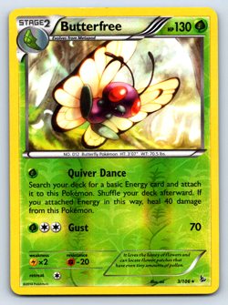 Pokemon TCG XY Flashfire 3/106 Butterfree Reverse Holo - Image 1