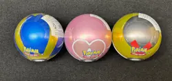 POKEMON 2022 J21 Poke Ball TIN LOVE Ball Quick Ball Level Ball - Image 1