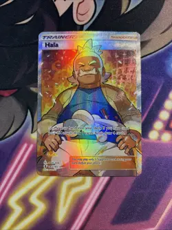 Hala - 143/145 - Pokemon Guardians Rising Sun & Moon Full Art Ultra Rare VLP - Image 1