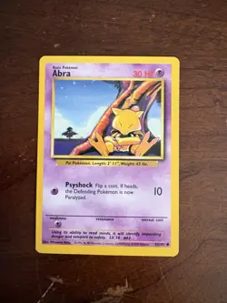 Abra 43/102 Kadabra 32/102 WOTC Vintage | Base Set Pokemon TCG - Image 2