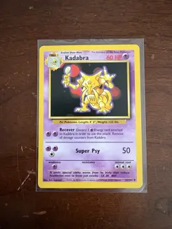 Abra 43/102 Kadabra 32/102 WOTC Vintage | Base Set Pokemon TCG - Image 4