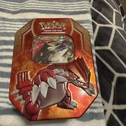 2015 Pokemon TCG Legends Of Hoenn Groudon EX Tin Chest *Factory Sealed/English* - Image 1