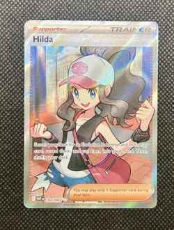 Hilda 164/086 Full Art- White Flare - Pokemon TCG - Near Mint - Image 1