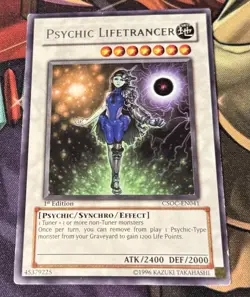 Yu-Gi-Oh! Psychic Lifetrancer - CSOC-EN041 - Rare - 1st Edition - MP - Image 1