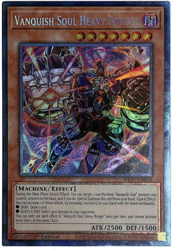 Yu-Gi-Oh! - Vanquish Soul Heavy Borger - WISU-EN018 - Collector's Rare - 1st Ed - Image 1