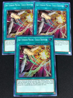 YUGIOH SKY STRIKER MECHA EAGLE BOOSTER DASA-EN035 SUPER! X3 (NM) - Image 1