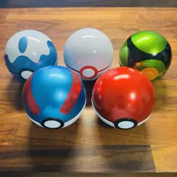 Pokemon TCG Pokeball Empty Tin (Lot Of 5 Tins) NO CARDS - Image 1