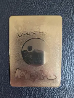 Pokemon Charizard DX 52/100 Gold Metal Pokemon Card Max Wildfire HP500 - Image 2