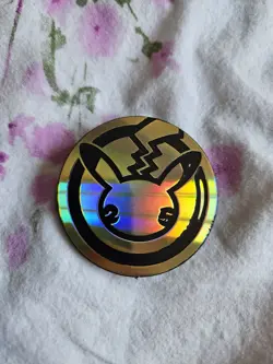 Pikachu Jumbo Coin Gold Celebrations Pokemon Trading Cards TCG Near Mint NM - Image 1