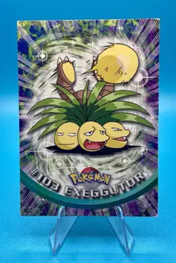 1999 Topps Pokemon TV Animation #103 Exeggutor Foil Card - Vintage Topps - Image 1