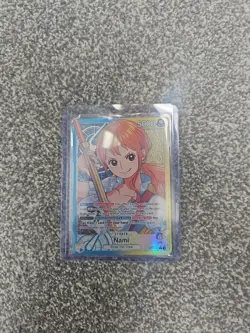 One Piece TCG OP11-041 Nami Leader Alternative Art Card English Edition - Image 1