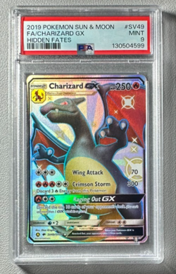 2019 Pokemon Hidden fates SV49/SV94 Charizard GX PSA 9 Graded card Shiny Vault - Image 3