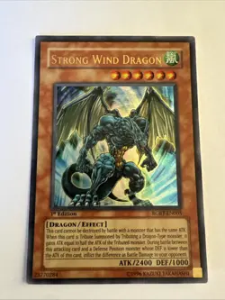 Yu-Gi-Oh TCG Strong Wind Dragon RGBT-EN003 1st Edition Ultra Rare Card NM - Image 1