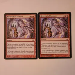2x Reversal of Fortune Fifth Dawn NM Red Rare MAGIC THE GATHERING CARD ABUGames - Image 1
