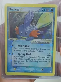 Mudkip Gold Star 107/109 DiY Placeholder Card EX Team Rocket Returns NM+ - Image 3