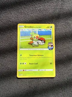 Grookey on the Ball - (Pokemon Futsal) 003/005 Miscellaneous Cards & Products - Image 1