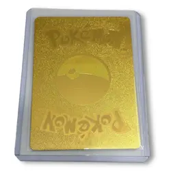 Gold- Pikachu Mega Charizard - Pokemon - Fan Art Card Cosplay - Image 2