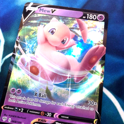 Mew V - 069/189 - Ultra Rare Holo Darkness Ablaze - Pokemon Card - NM - Image 2