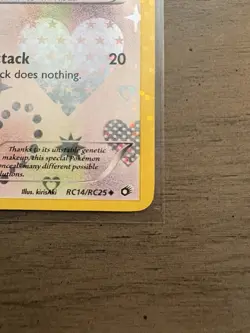 Eevee RC14/RC25 Legendary Treasures: Radiant Collection Holo Pokemon Card TCG LP - Image 5