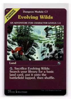 MTG Evolving Wilds Adventures in the Forgotten Realms 353 Foil Showcase Common - Image 1