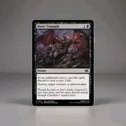 MTG - Bitter Triumph - The Lost Caverns of Ixalan Foil #91 Near Mint - Image 1