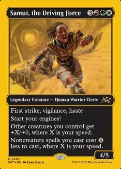 [1x] Samut, the Driving Force - First-Place Foil Near Mint, English Aetherdrift - Image 1