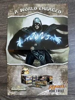 Magic the Gathering Worldwake Prerelease Poster 17x11 Inches MtG Promo 2010 - Image 1
