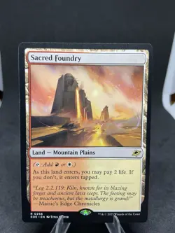 Sacred Foundry Edge of Eternities Regular MTG 0256 - Image 1