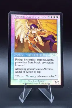 Akroma, Angel of Wrath: 2000 Magic the Gathering - Legions Foil - Image 1