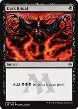 FOIL DARK RITUAL NM! *MASTERS 25* - Image 1