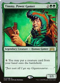 Timmy, Power Gamer Unsanctioned NM MTG Non-Foil - Image 1