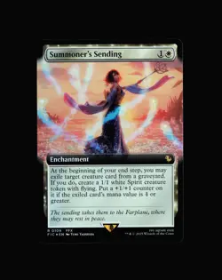 MTG: Summoner's Sending (Extended Art) #109 R Foil NM Commander: FINAL FANTASY - Image 1
