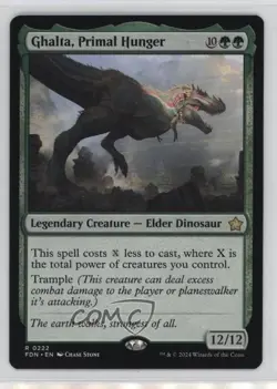 Ghalta Primal Hunger Magic: Foundations FDN #0222 - Image 1