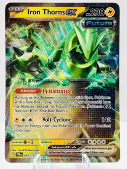 Pokemon Iron Thorns ex 032/131 Prismatic Evolutions Scarlet & Violet Double Rare - Image 2