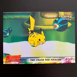 The Chase For Pikachu 28 Topps Pokemon Card Series 1 - Topps - Image 1