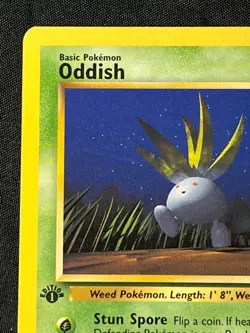 Pokemon TCG 1999 Oddish 58/64 1st Edition Jungle WotC Moderately Played MP - Image 2