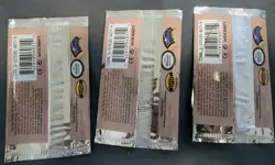 Set 3 EMPTY Pokemon Fossil Booster Pack WRAPPERS - Complete Art Set - WOTC 1999 - Image 2