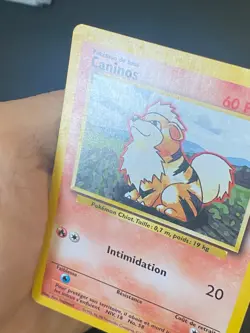 CARTE POKEMON CANINOS 28/102 FR PEU COMMUNE SET DE BASE - TBE - Image 2