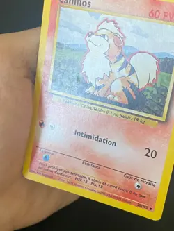 CARTE POKEMON CANINOS 28/102 FR PEU COMMUNE SET DE BASE - TBE - Image 5