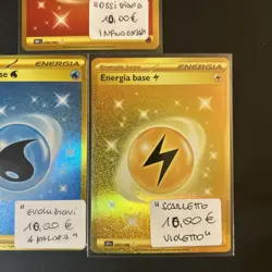 🇮🇹Lotto Carte Pokemon 3 Energie Rare Segrete Ita - Nm - Image 3