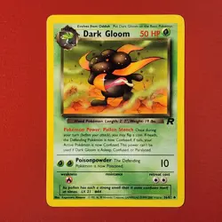 5-08-13 PWE pokemon unplayed 2000 team rocket 36/82 dark gloom . (B) - Image 1