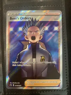 Boss's Orders SWSH251: Sword & Shield Promo Pokemon Full Art Holo Mint! - Image 1