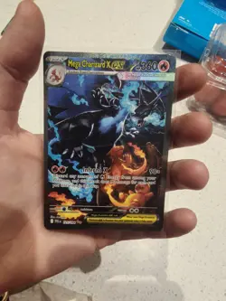 Mega Charizard X EX SIR 125/094 Pokemon Phantasmal Flames TCG English - Image 1